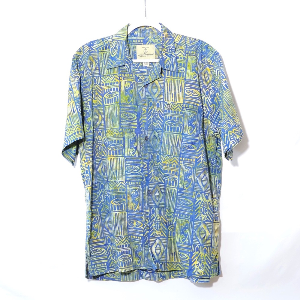 Artisan Outfitters Hawaiian Button Shirt Surf Boards Handcrafted Beach SIZE XL